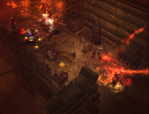 diablo3 - leoric torture chambers / Demon Hunter, Multishot