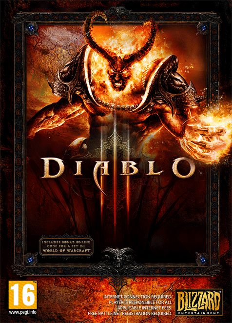 fake diablo 3 box art